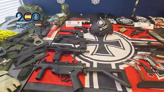 Immagine del sequestro del gruppo terroristico di estrema destra "The Base"