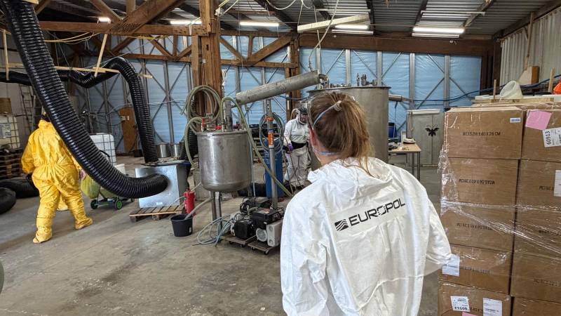 Europol supports operation against amphetamine producers