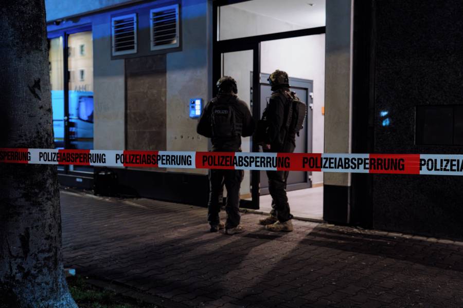 Photo from operation taking down key figures of 'Balkan Cartel' in Germany