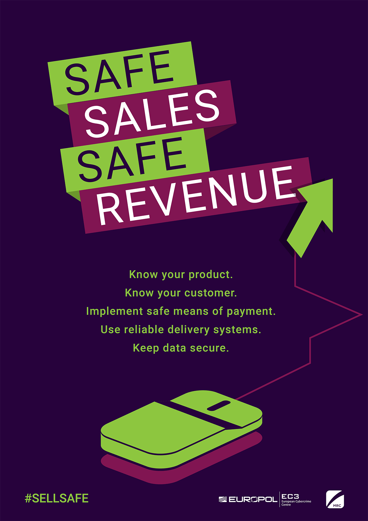Safe sales, safe revenue poster Europol